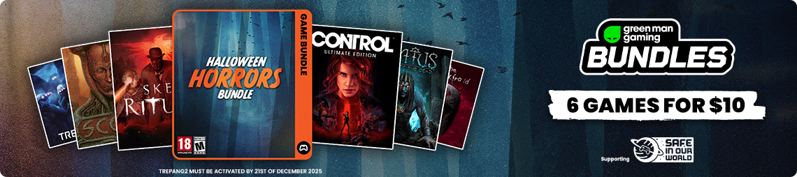Halloween Horrors Bundle 2025. 6 horror games, instant keys, and huge savings. Pay what you want and save up to 94%* BUY NOW
