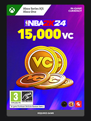 

NBA 2K24: 15,000 VC